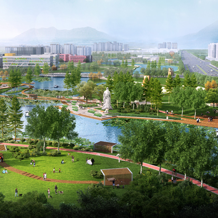 南阳市十二里河滨水景观规划