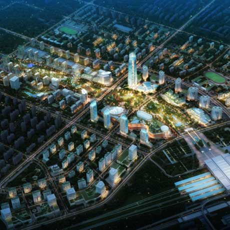 大庆西站站前地区城市设计