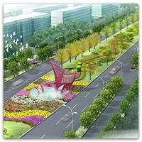 石家庄槐安路景观设计
