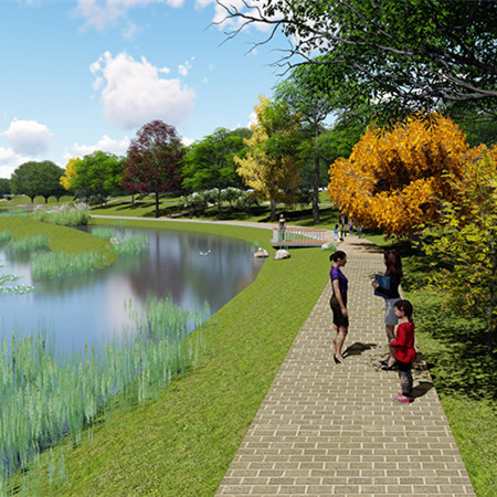 临沂市罗庄区南涑河付庄段景观设计（工程）