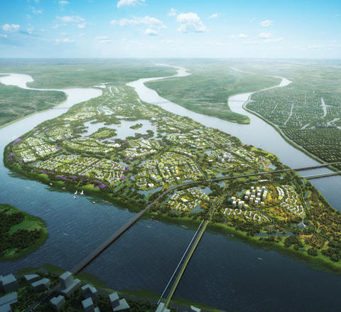 南昌市扬子洲地区发展控制规划项目